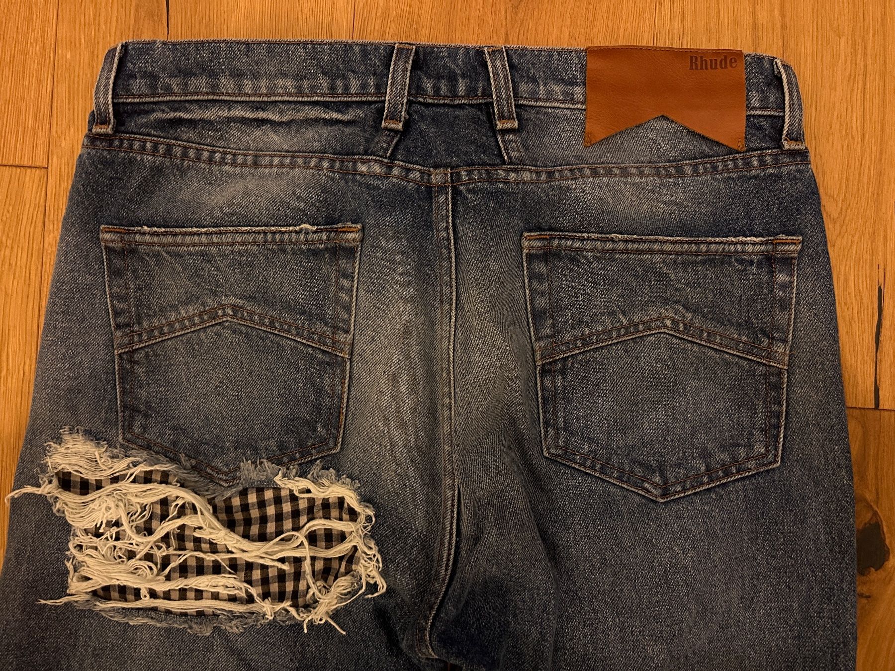 Jeans: Rhude jeans - Boxer Jeans im Distressed-Look – Neu (gemäss Beschreibung) aus Toffen von manimatter 5