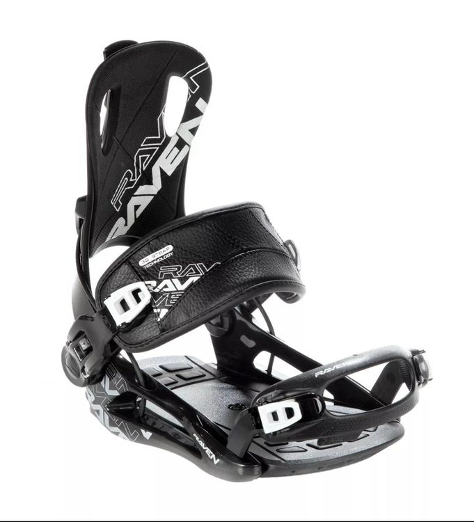 All Mountain Freestyle Snowboard Snowboardbindingen Fastec FT360 Zwart ...