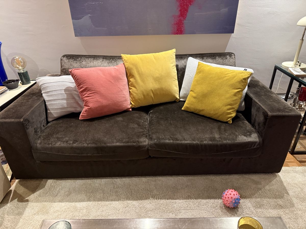 Sofas: 2 canapés beige et brun 200x55x90  – Gebraucht aus Crans VS von carine1958 2
