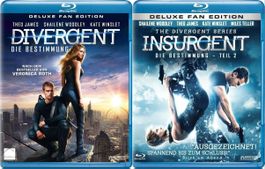 Die Bestimmung 1&2 - Divergent/Insurgent (2014/15) 2-Blu-ray