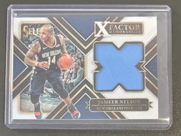 NBA Jameer Nelson 2017-18 Select Game-used Jersey Card