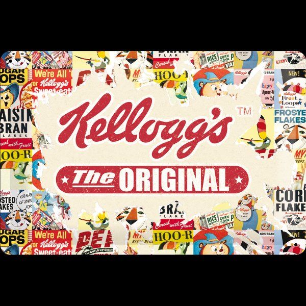 Schilder: Blechschild - Kellogg's – Neu und originalverpackt aus Ennetbürgen von open24shop