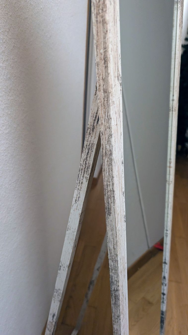 Spiegel: Standspiegel - Holzoptik Rustikal – Gebraucht aus St. Gallen von max_8tvt 5