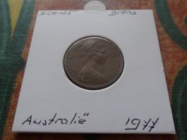 AUSTRALIA  2  Cents  1977