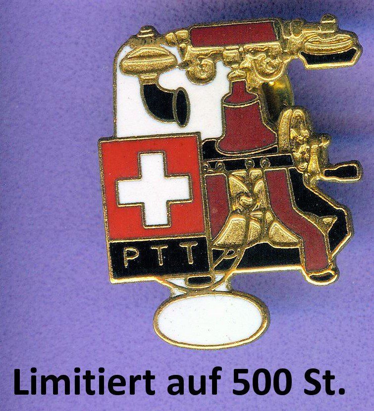 Placchette & Badge: PTT   Lim. 380/500 – Usato da Winterthur venduto da Sammleroase