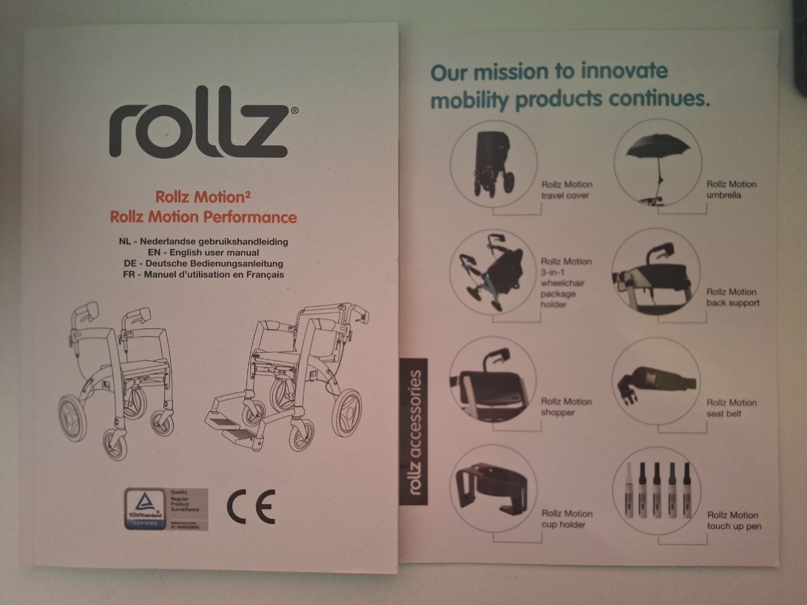 Gehhilfen: Rollz Motion 2 Rollator & Rollstuhl 2-in-1 neuwertig – Gebraucht aus Oftringen von isa_5cwl 8