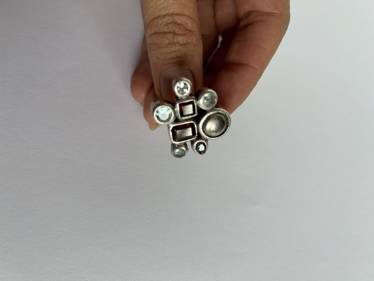 Anelli: Bague moderniste avec bohème – Usato da Grimisuat venduto da eliseba88 7