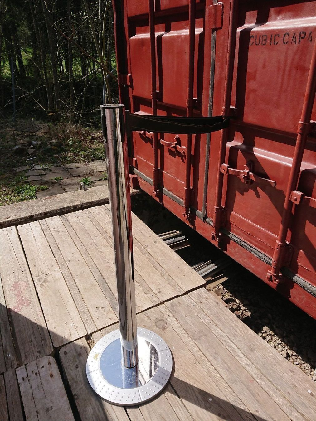 Zäune: Absperrgurt Set 1x Pfosten und 3x Wand – Gebraucht aus Wittenbach von Aberanders 1
