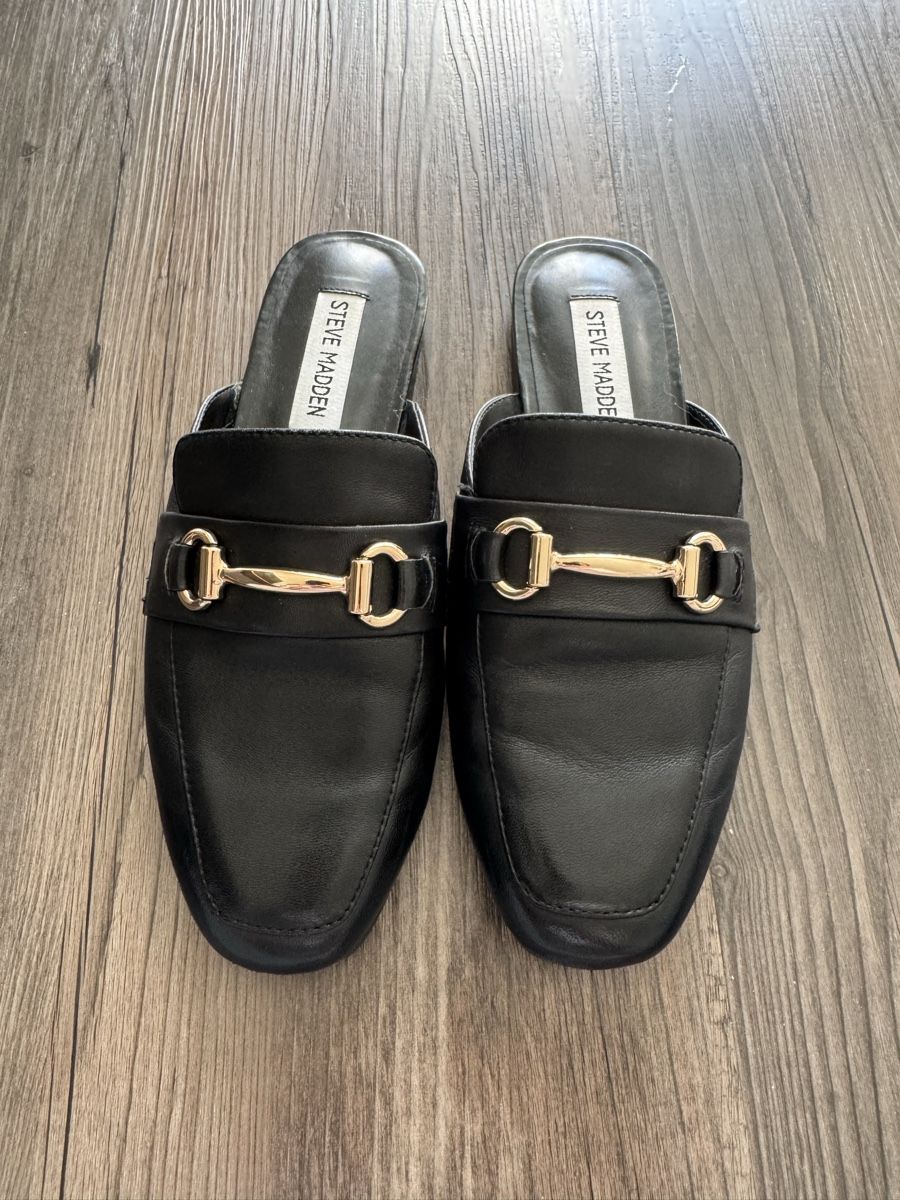 Steve Madden Damenschuhe: Steve Madden black mules - size 36 – Gebraucht aus Zürich von bib_y275 1