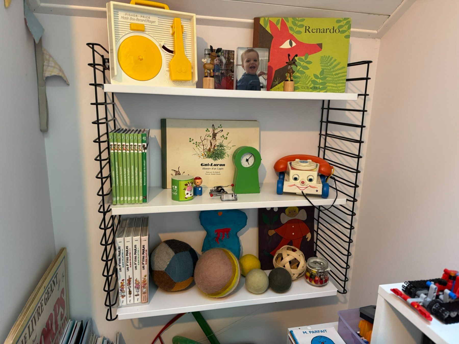 String Scaffali: Etagère String métal, super design vintage – Usato da Puidoux venduto da serendipite