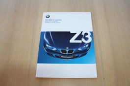 BMW Z3 Roadster Prospekt (Englisch) 1999