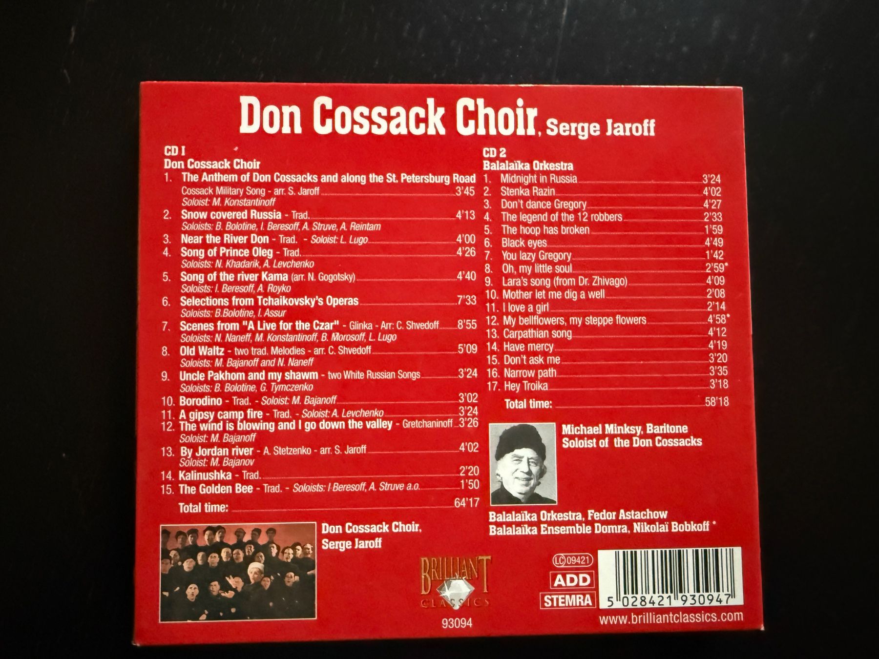 CDs: Don Cossack Chor Serge Jaroff - 2 CD Set - Winterklassiker – Gebraucht aus Erstfeld von Mario_boe0 4