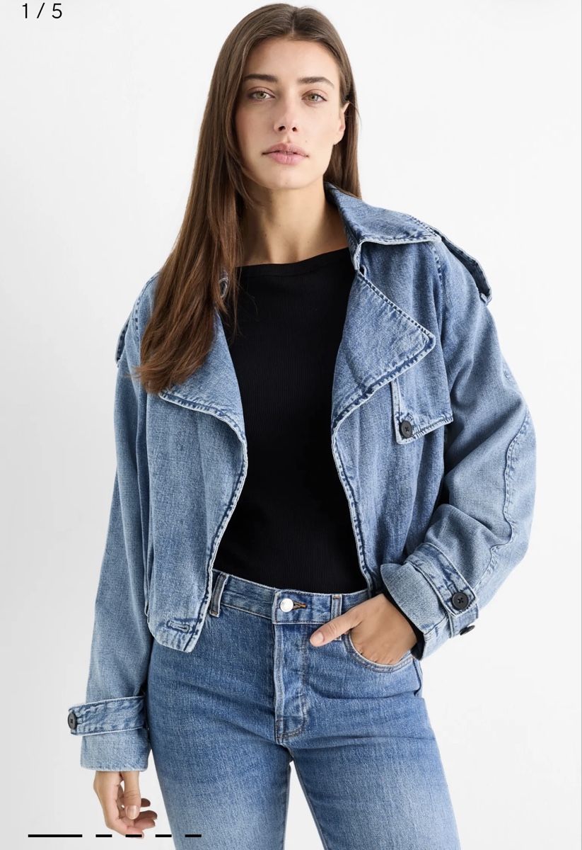 C&A Giacche: C&A Jeansjacke Gr.S lockerer Passform – Nuovo (secondo la descrizione) da Zollikofen venduto da AureusManus 2