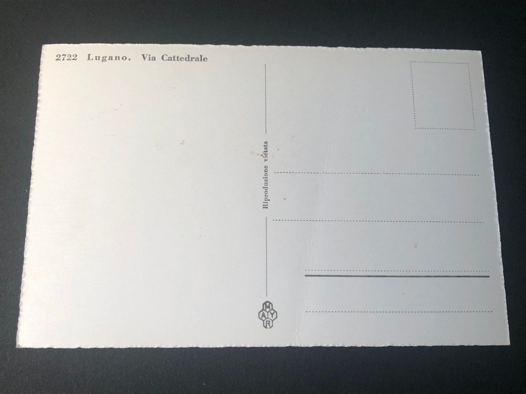 Cartoline postali: AK von Lugano: Via Cattedrale – Nuovo (secondo la descrizione) da Basel venduto da Chloro 1