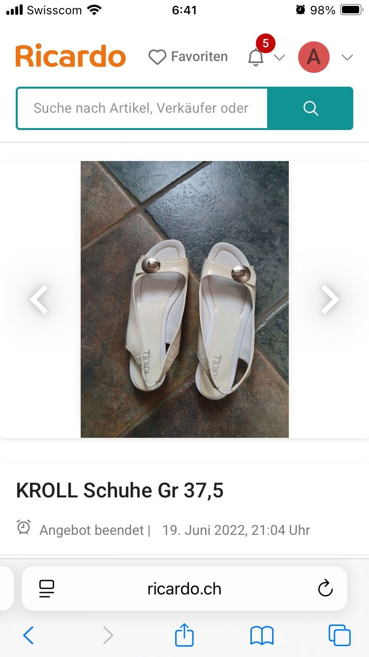 Scarpe da donna: Kroll Sommer-Sandalen – Usato da Regensdorf venduto da AHenter 3