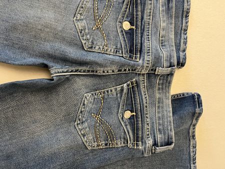 Flared Jeans Low Waist Gr. 38