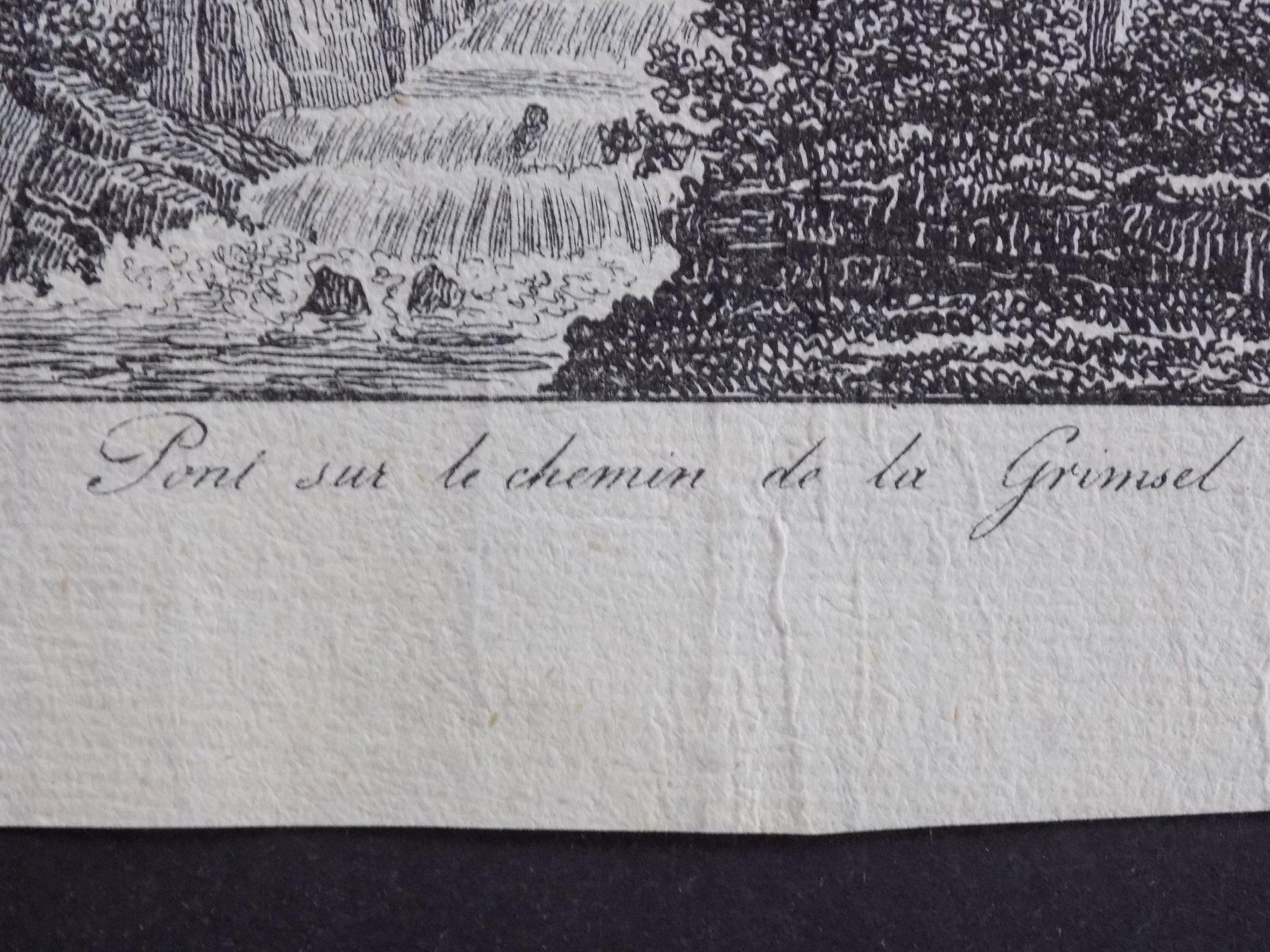 Gravures: Grimselbrücke – D'occasion à Risch par Rischli15 2