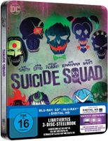 Suicide Squad (2016) Steelbook/3D/Robbie/Will Smith/Leto/NEU