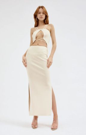 Aya Muse cut-out Maxi Kleid / Set