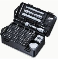 115-teiliges Schraubenzieher-Set, mit flexibler Welle