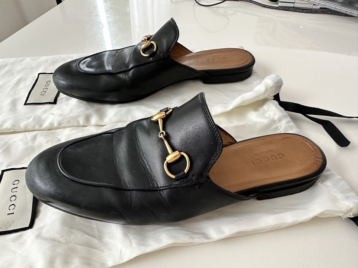 Gucci Scarpe da donna: GUCCI PRINCETOWN LEDER-HAUSSCHUHE – Usato da Affoltern am Albis venduto da hannahmilely 3