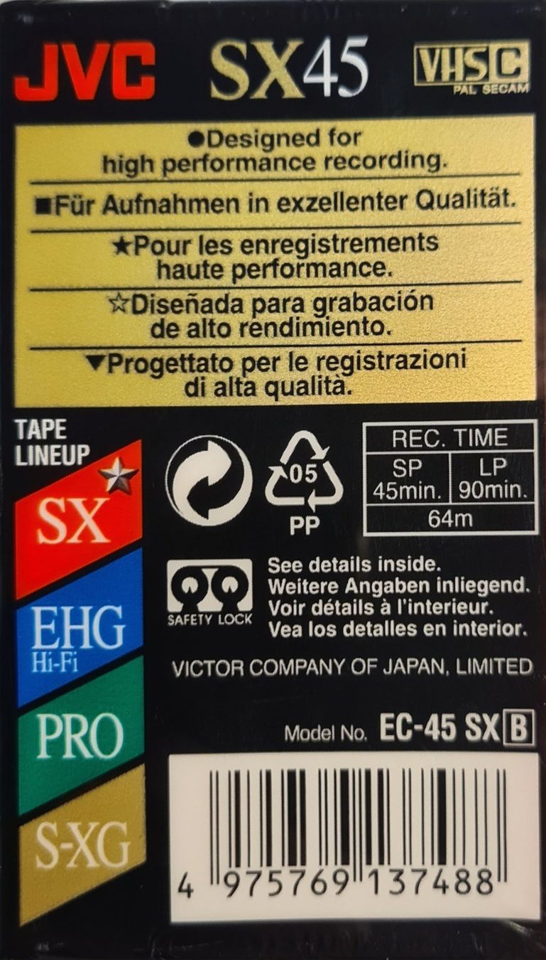 Cassette vuote: Videocassette Neu – Nuovo e nell'imballaggio originale da Lyss venduto da rochen54 2