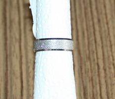 Fingerring Stahl silber Ø 20mm NEU (16)