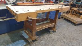 Hobelbank Werkbank Möbel Sideboard Buche massiv 