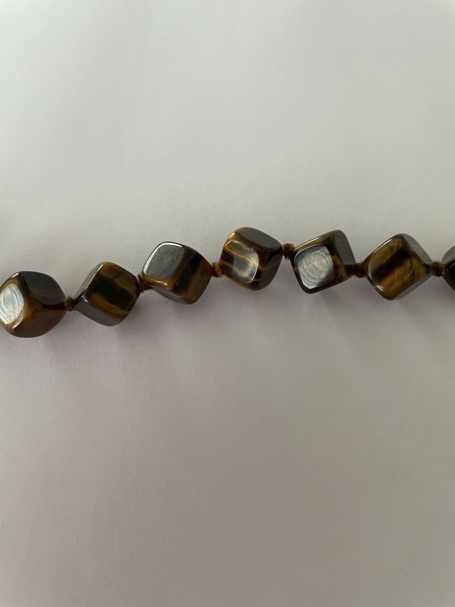Catenine: Kette Tigerauge 62cm lang – Usato da Urdorf venduto da Msakul 1