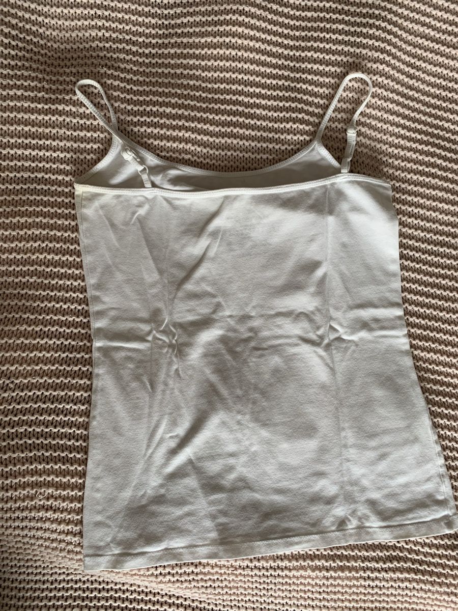 Blusen, T-Shirts & Tops: Débardeur blanc basic – Defekt aus Montreux von Izapeche811 1