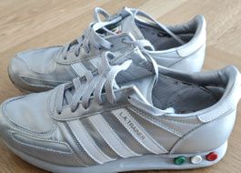 Adidas LA Trainer, Silber, Guter Zustand, Grösse 42