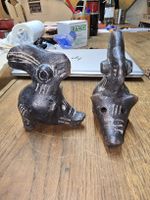 Antike Pre colombian whistles / Tonpfeifen Sammlerstücke (D)