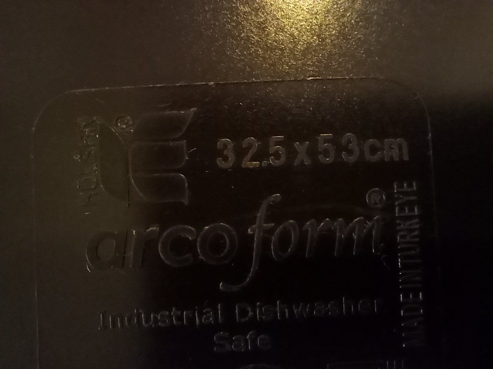 Piatti di portata: Serviertablett schwarz, 32.5 x 53cm, arcoform – Usato da Steffisburg venduto da Bosihalte-Salbei 3