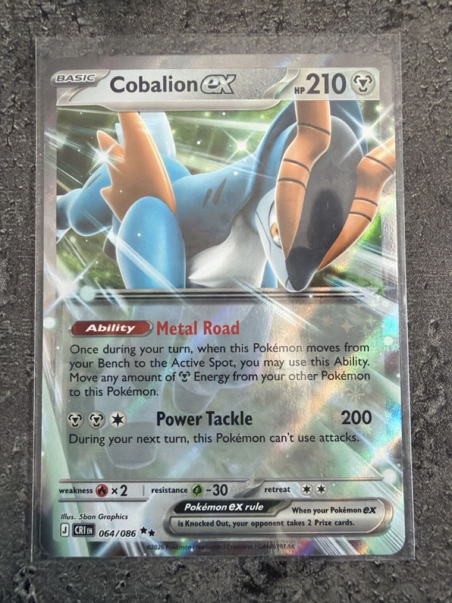 Pokémon Carte collezionabili: Pokémon Cobalion ex 064/086 – Nuovo (secondo la descrizione) da Wattwil venduto da ngkg2012