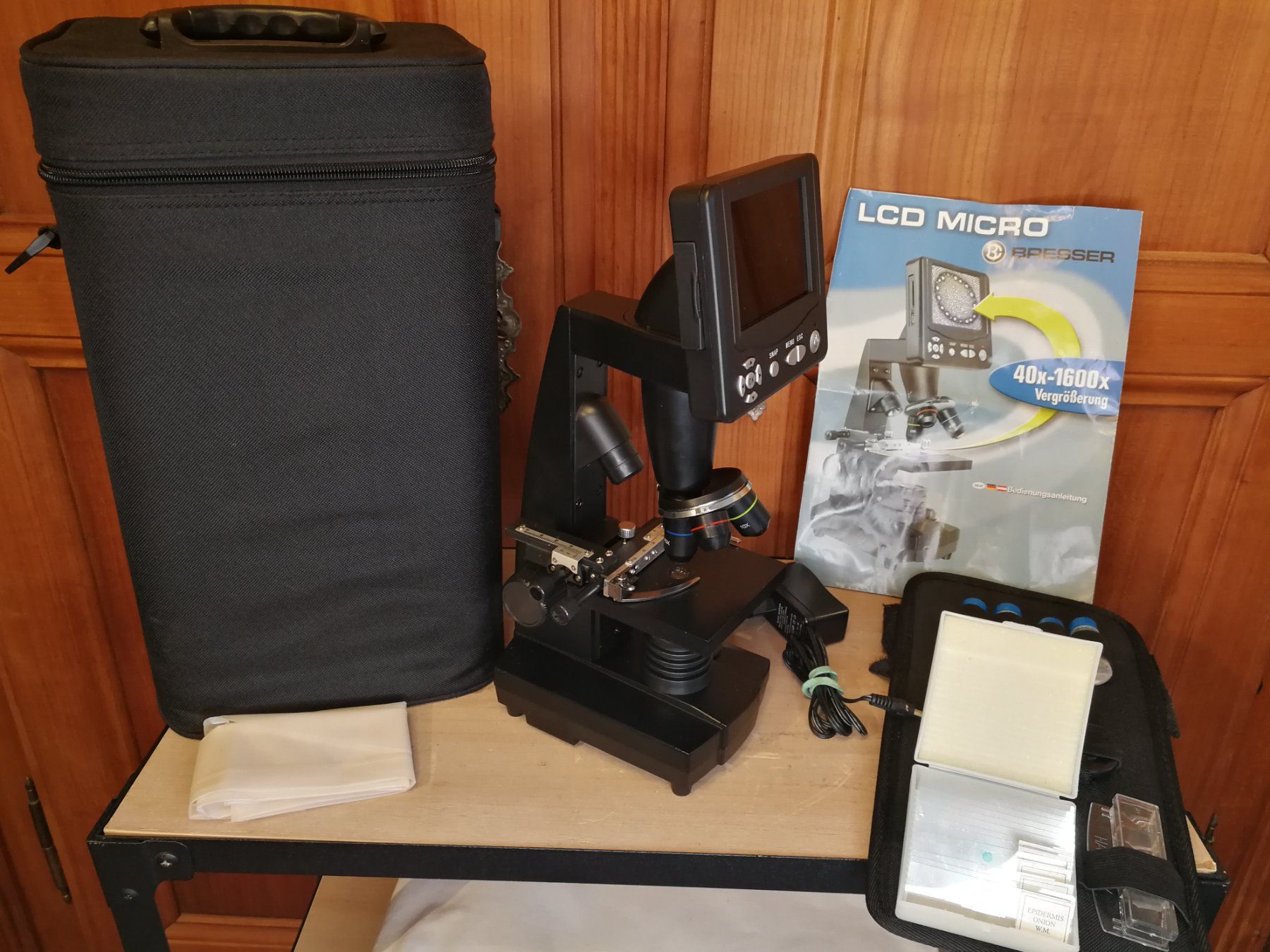 Microscopi: Mikroskop, LCD Micro Bresser 40x-1600x – Usato da Wagenhausen venduto da Simbad 1