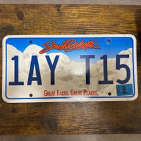 🇺🇸 U.S. Autoschild - South Dakota 1AY T15 - ORIGINAL