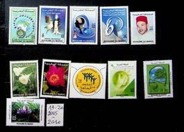 AFRIQUE MAROC TIMBRES NEUFS** 2005-10. COTE 19.20 €/ AT152