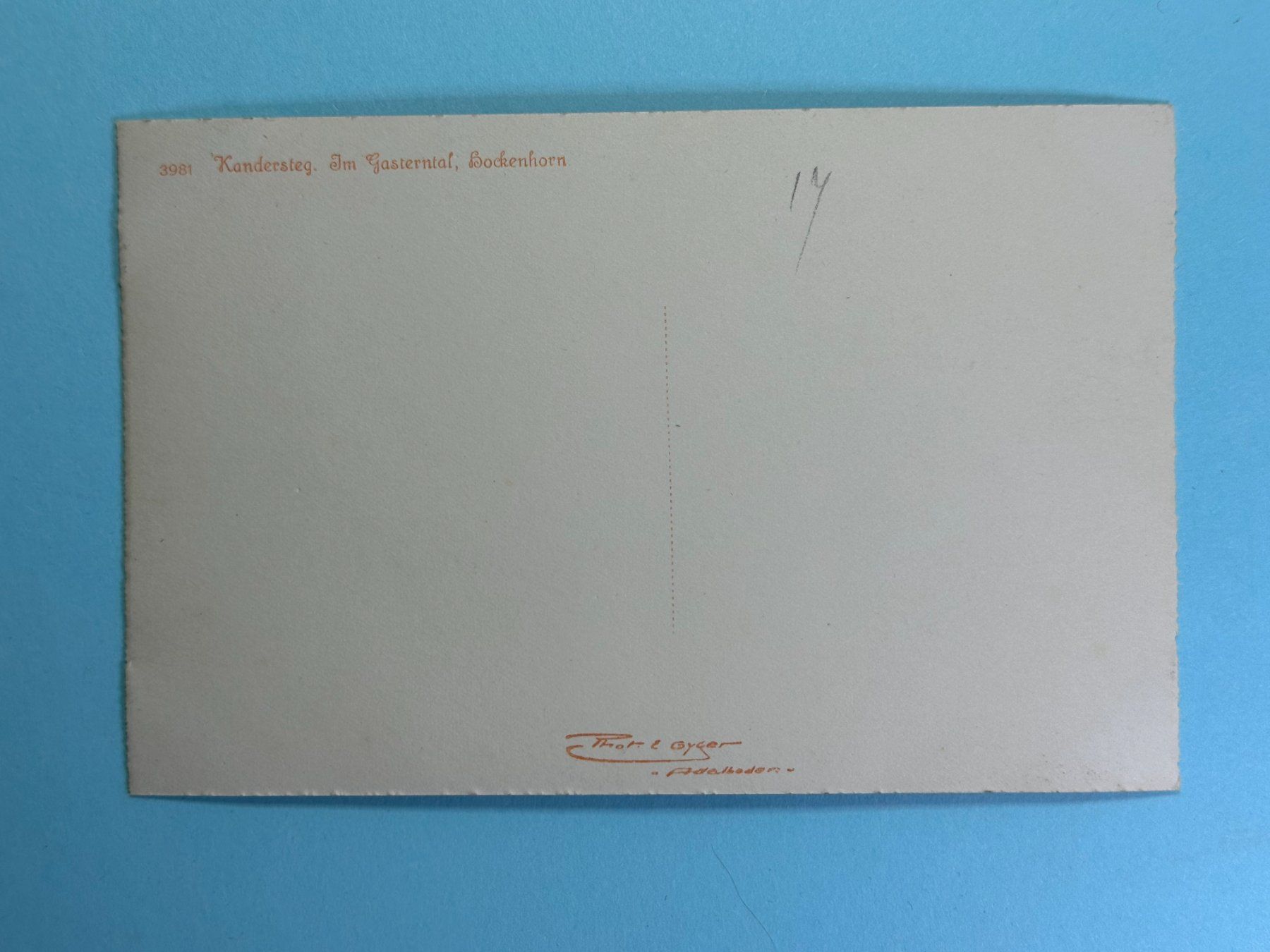 Cartoline postali: Kandersteg - Im Gasterntal – Usato da Steg VS venduto da _vinci_ 1