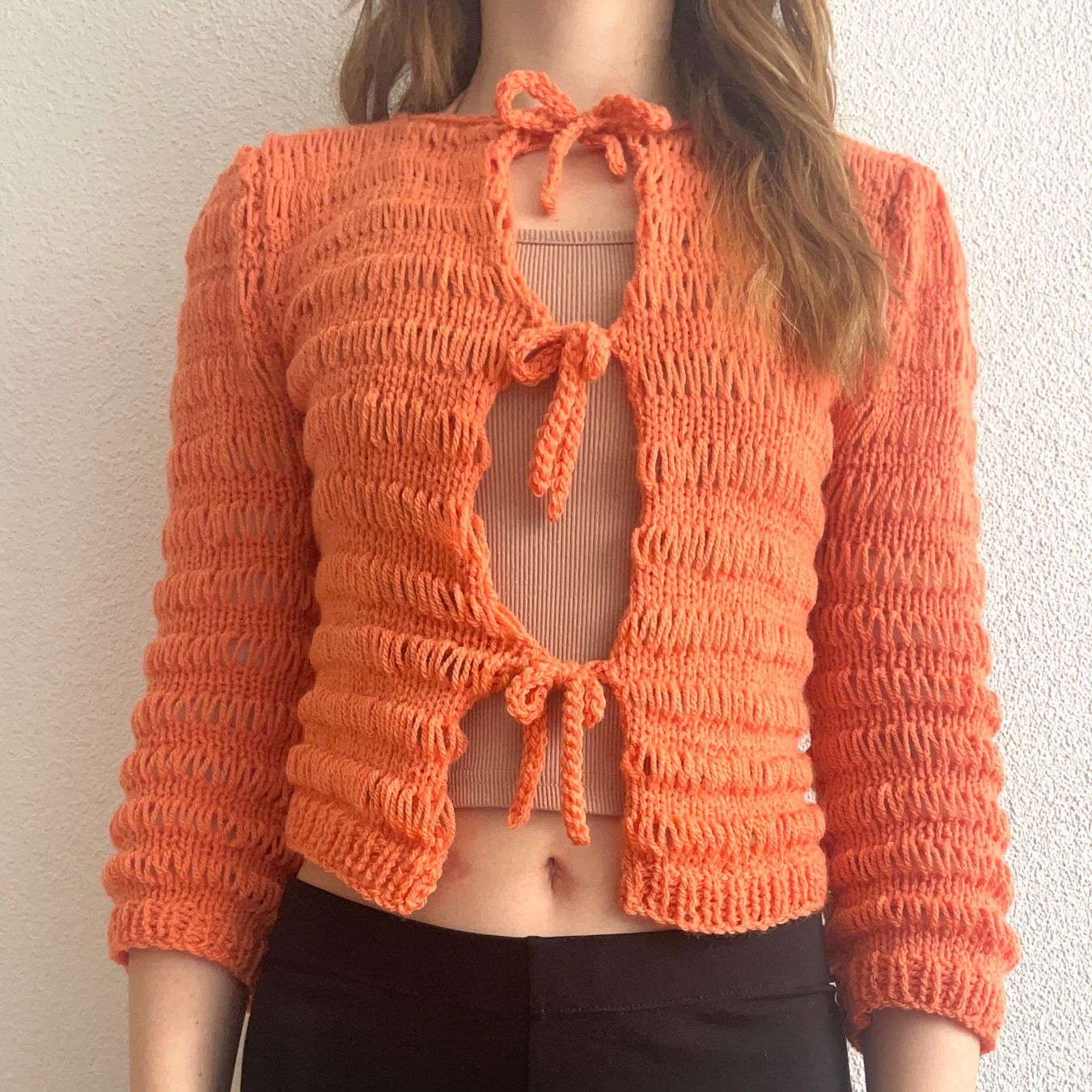 Bolero: Handgestrickter Cardigan Gr.XS/S – Nuovo (secondo la descrizione) da Arth venduto da ivikiwishop