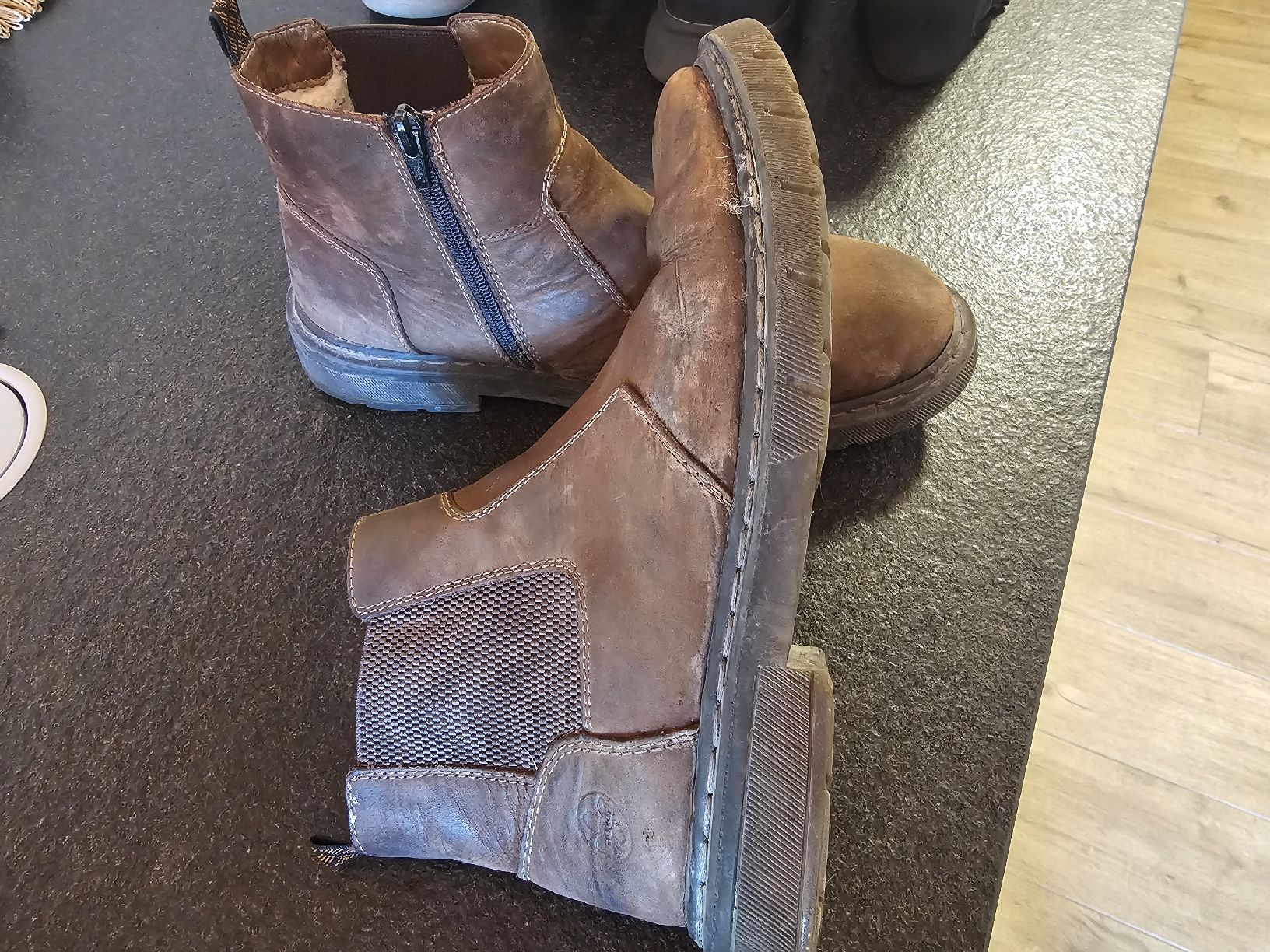 Rieker Scarpe da uomo: Rieker Leder Stiefeletten  – Usato da Mörel venduto da camasaro 1