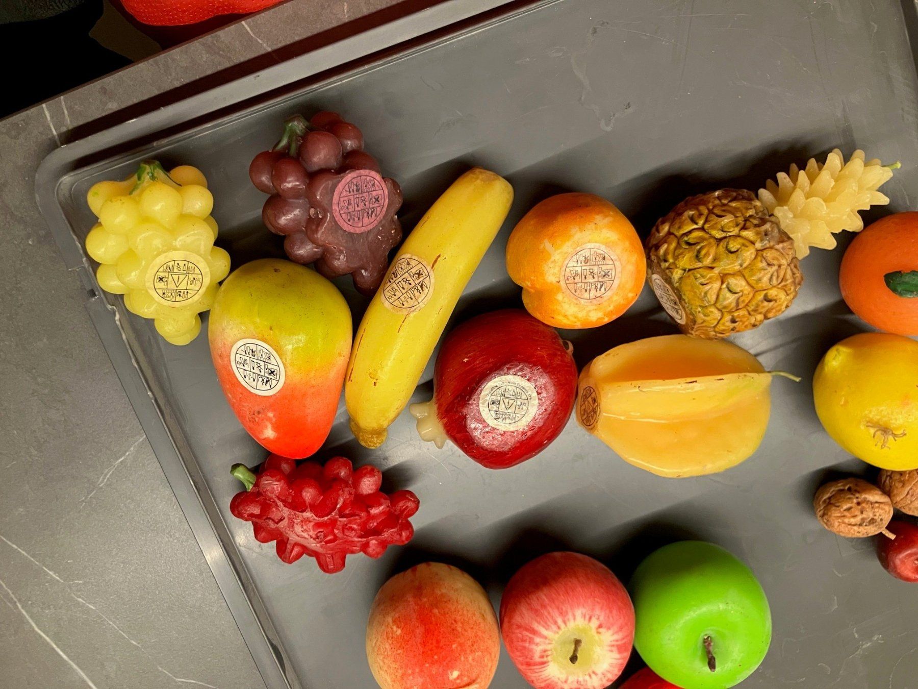 Kerzen: Set candele a forma di frutta – Gebraucht aus Origlio von Zeto.81 3