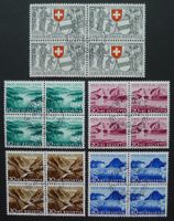 PP 1952, Serie Viererblöcke B56-B60, Ersttag italienisch