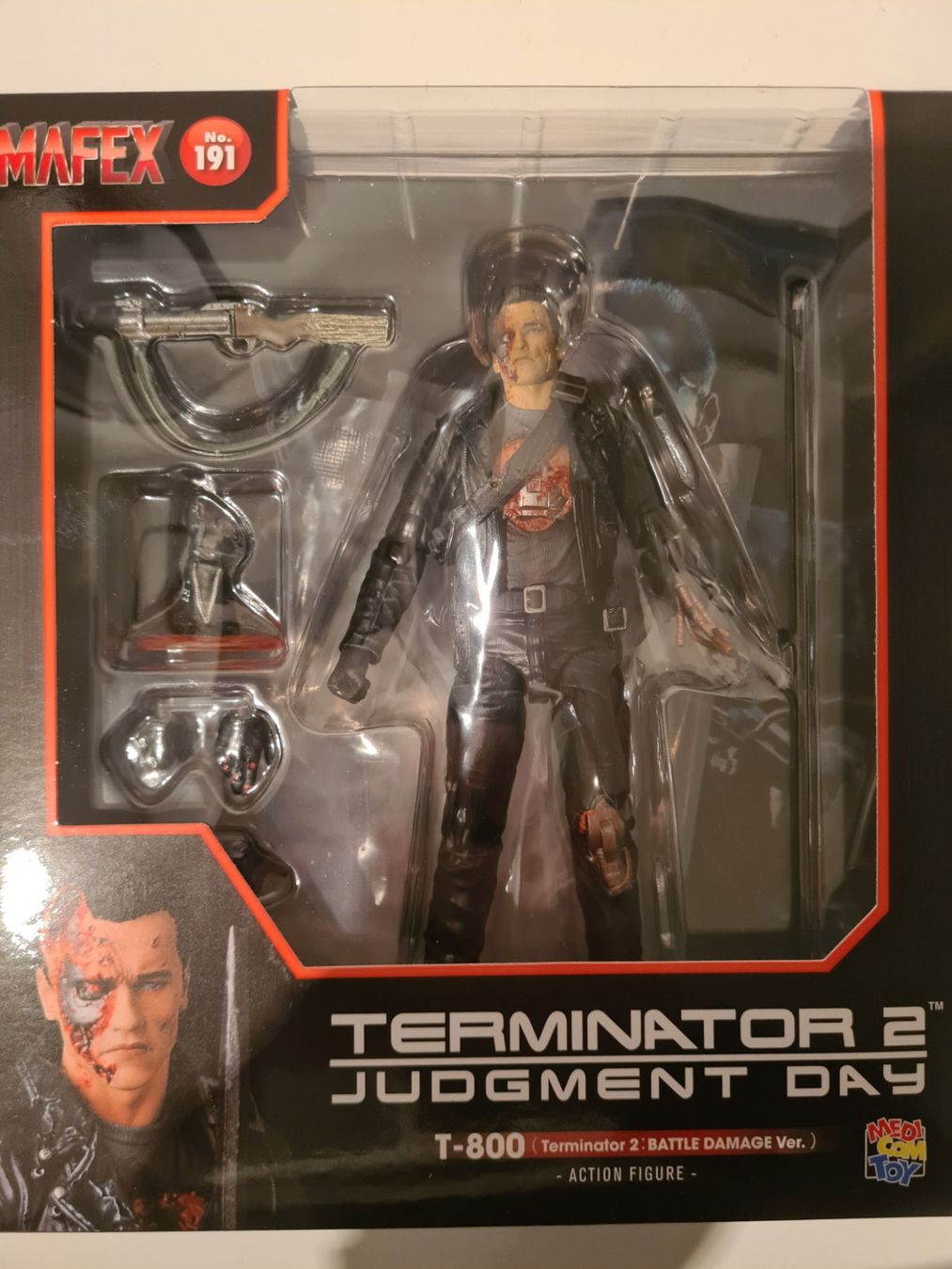 Medicom Toy Statuette: The Terminator 2: Judgment Day  T-800 MAFEX Figur – Nuovo e nell'imballaggio originale da Rüttenen venduto da Loier0 2