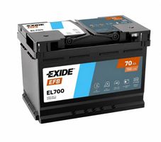 Starterbatterie/Autobatterie Exide EL700 12V 70Ah