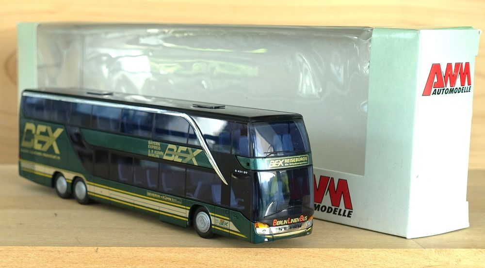 Setra Modellautos: Setra S431DT, BEX. AMW Art. 71733. – Neu (gemäss Beschreibung) aus Horw von SwissSteamMemories 2