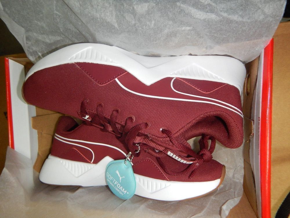 Alexander McQueen Sneakers Larry In Maglia Bordeaux | Nuove Con Scatola | Taglia EU 35 / UK 2