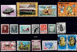 Briefmarken 18x Verschiedene 1