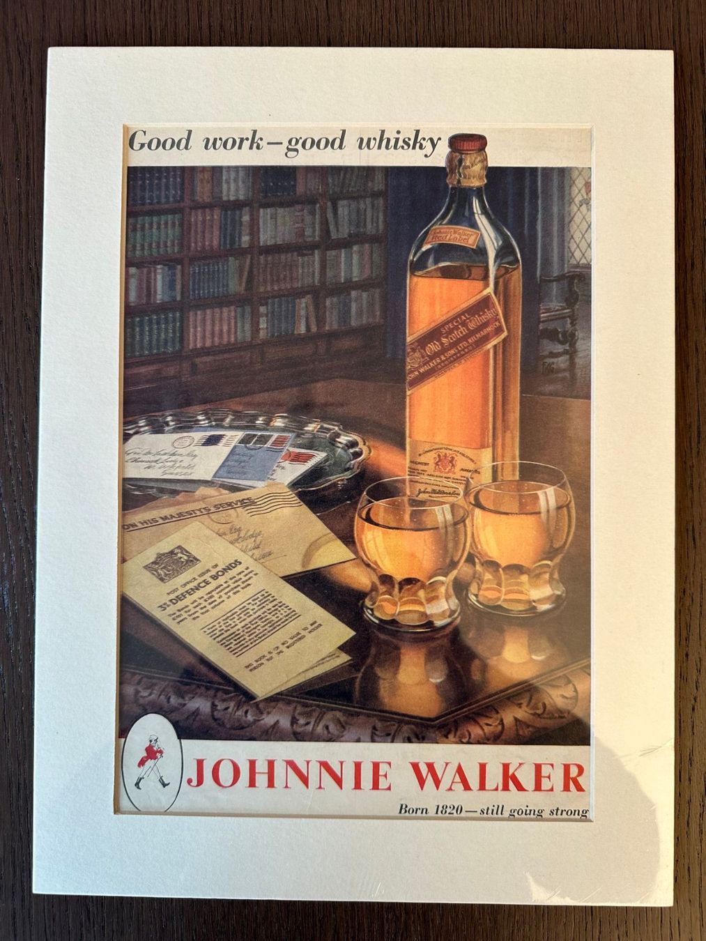 Foto & Immagini: Originale Werbeanzeige Johnnie Walker – Nuovo e nell'imballaggio originale da Wetzikon ZH venduto da LoremIpsumDolorSit