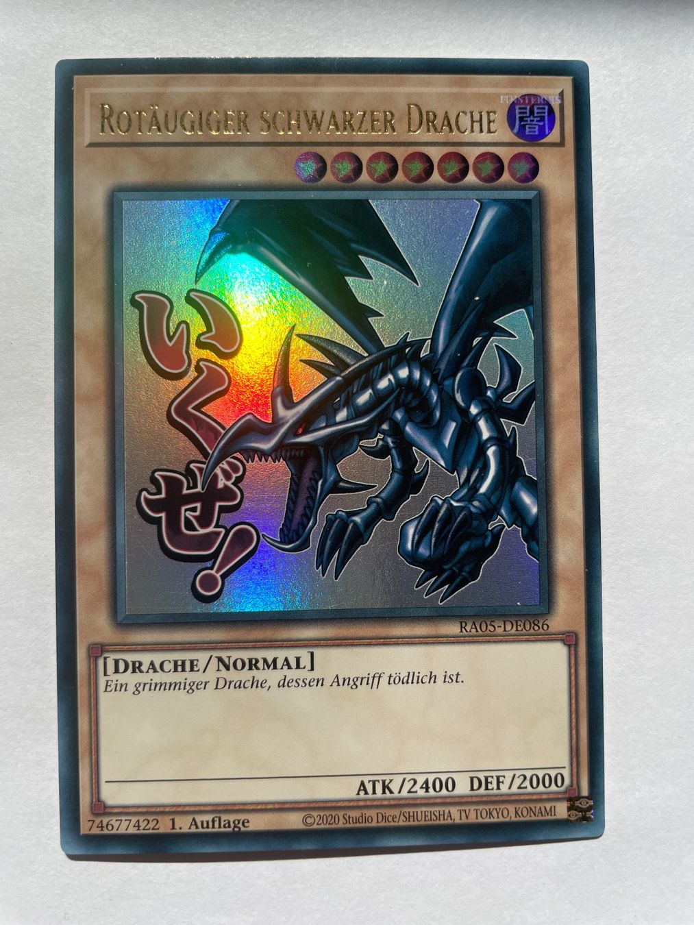Yugioh Sammelbilder & Trading cards: YuGiOh Rotäugiger schwarzer Drache – Neu (gemäss Beschreibung) aus Altstätten SG von ChangeMaker