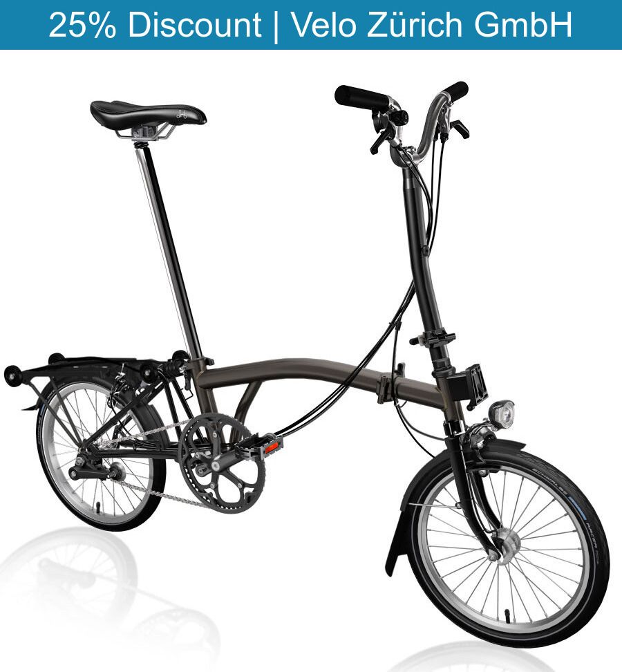 Biciclette: Faltvelo Brompton C Line, 6-Gang – Nuovo (secondo la descrizione) da Zürich venduto da Faltvelos